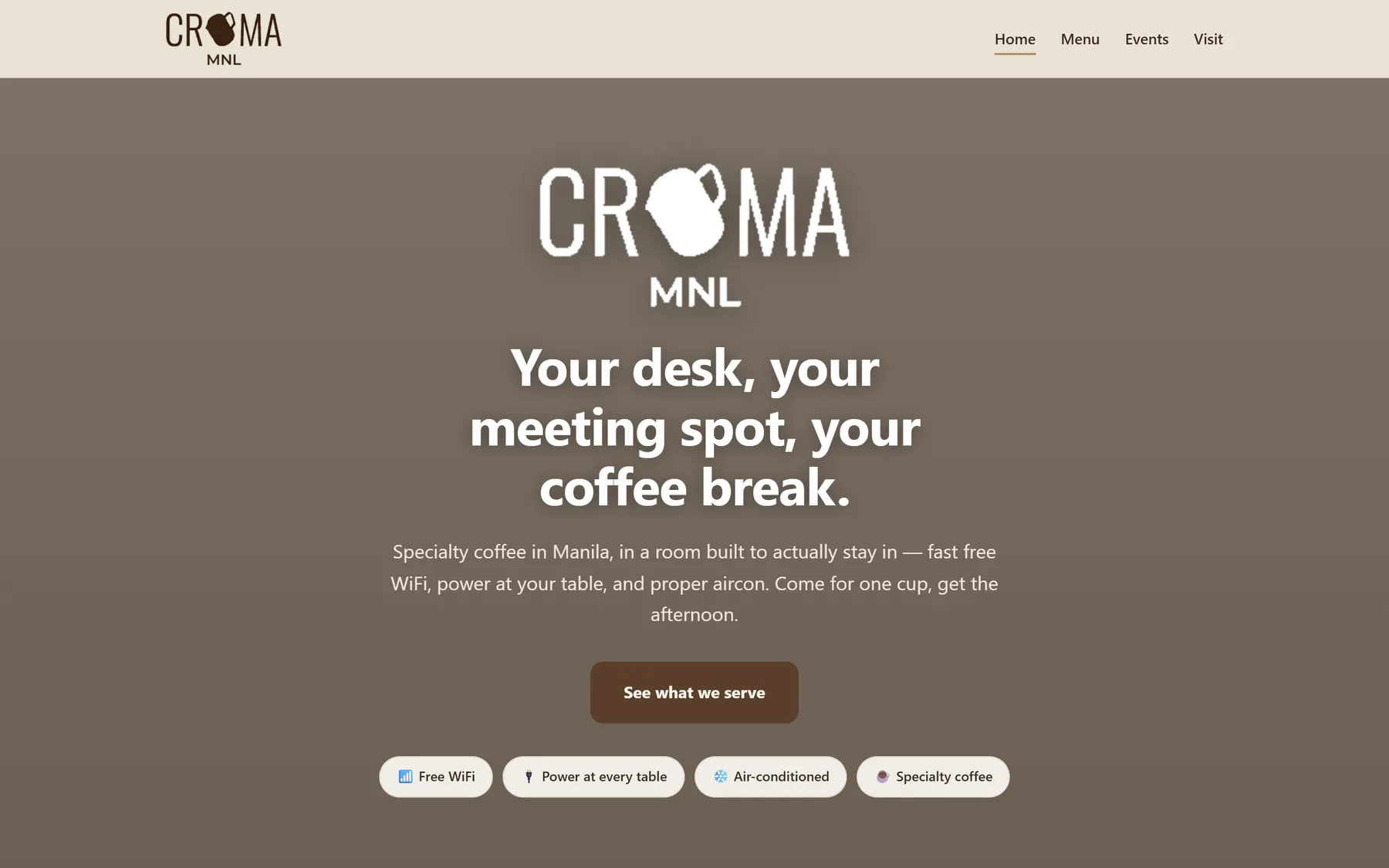 Croma MNL — product screenshot